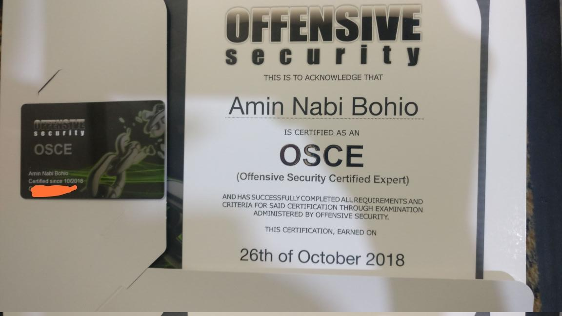 OSCE Cert